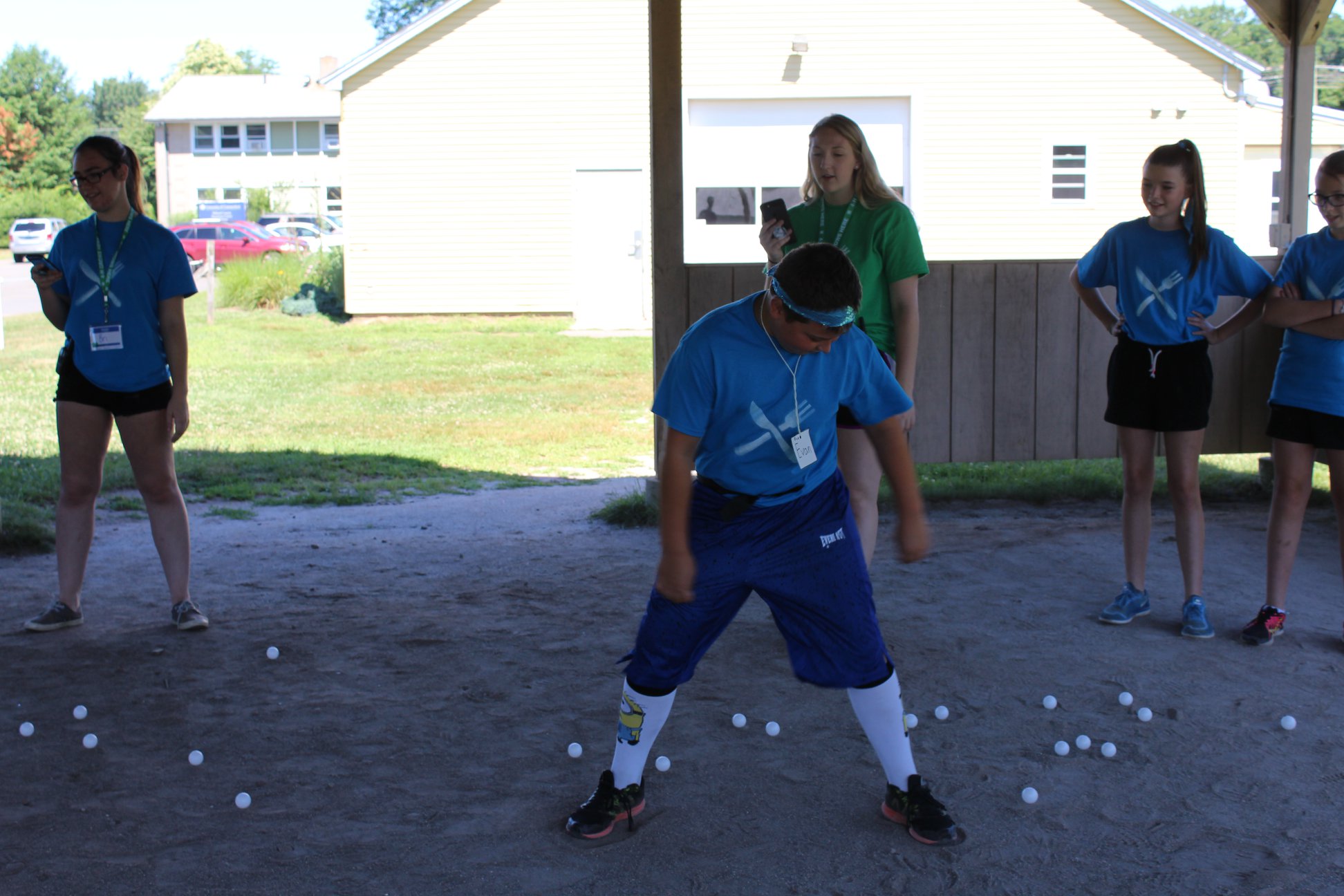 Blue team and Green team leader